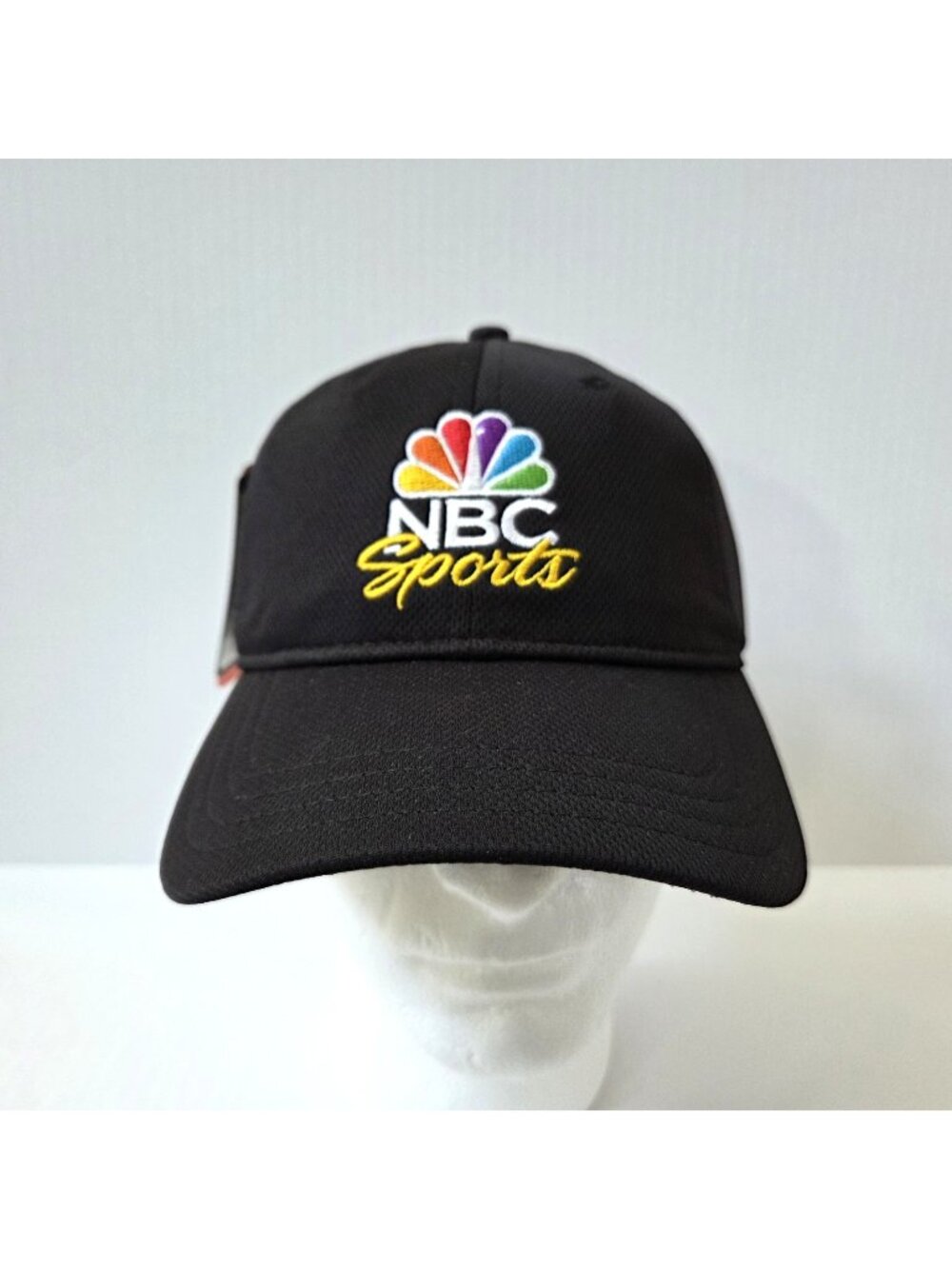 Vintage NBC Sports Hat Cap Mens Adjustable Black Pukka NEW